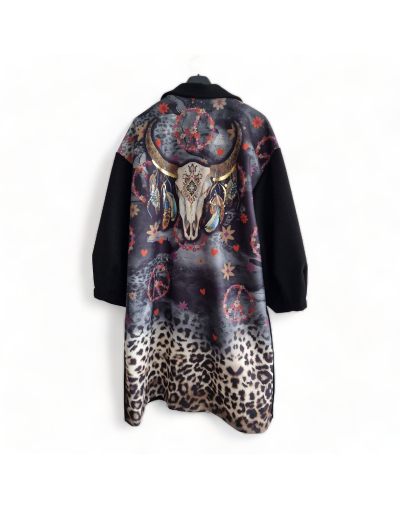 Veste imprimé grande taille 48 50