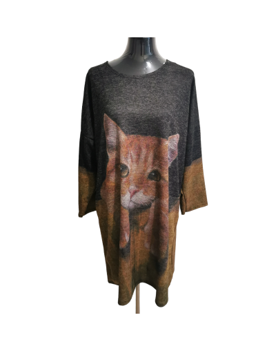 Robe pull grande taille 50 52