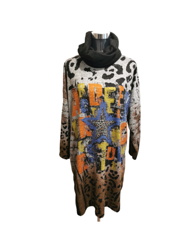 Robe pull grande taille 50 52