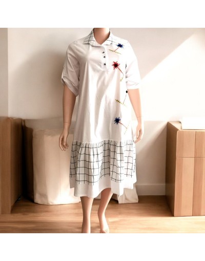 Robe chemise grande taille 50